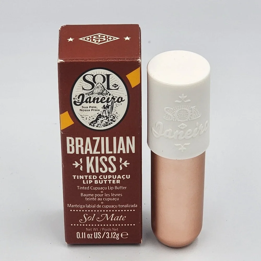 Sol de Janeiro Brazilian Kiss Lip Butter Women 0.11oz Sol Mate Tinted Balm Glow